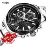 ساعت نیوی فورس مردانه مدل NF9089S S-B بند فلزی از بالا