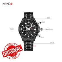 ساعت نیوی فورس مردانه مدل NF9089S B-B بند فلزی جزئیات