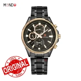 ساعت نیوی فورس مردانه مدل NF9089S RG-B بند فلزی