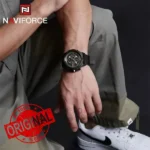 ساعت نیوی فورس مردانه NF9110S-B-W-B بند حصیری روی مچ