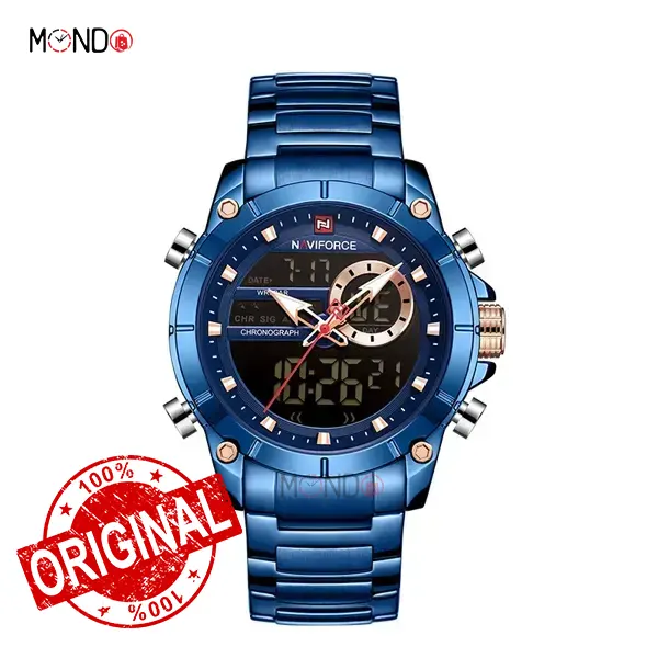 NF9163 BE-BE copy ساعت نیوی فورس مردانه مدل NF9163 BE-BE