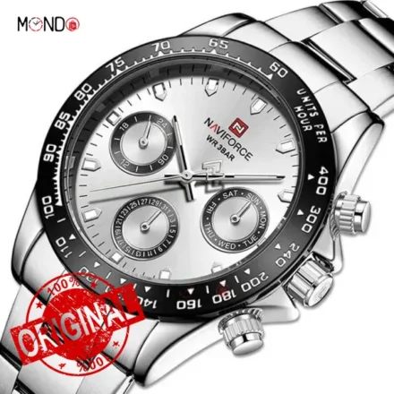 ساعت نیوی فورس مردانه مدل NF9193 S-B-W از بالا