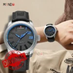 ساعت مردانه نیوی فورس مدل NF 9202 S-B-BE آبی مشکی روی مچ