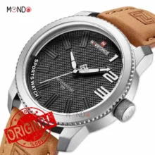 ساعت مردانه نیوی فورس مدل NF 9202 S-W-L.BN قهوه ای روشن از بالا