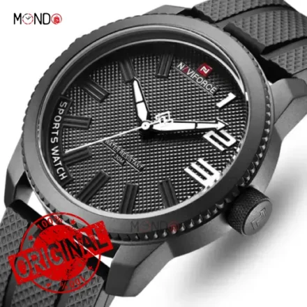 ساعت مردانه نیوی فورس مدل NF 9202T مشکی جزئیات صفحه