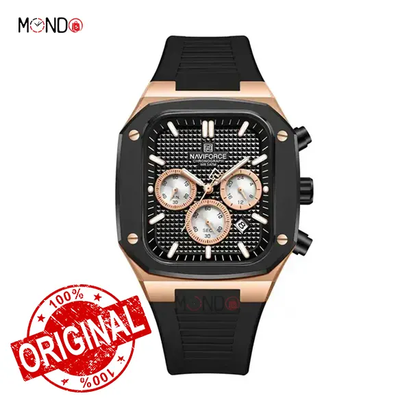 Naviforce NF 8037 RG-B-B copy ساعت نیوی فورس مردانه مدل NF-8037 RG-B-B