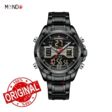 ساعت نیوی فورس مردانه مدل NF 9201 B-B فول مشکی