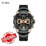 ساعت نیوی فورس مردانه مدل NF 9201 RG-B مشکی رزگلد