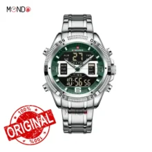 ساعت نیوی فورس مردانه مدل NF 9201 S-GN سبز