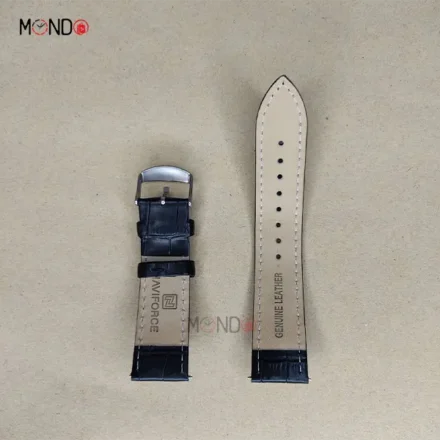 بند مشکی ساعت نیوی فورس مردانه مدل NF9089LS B-B