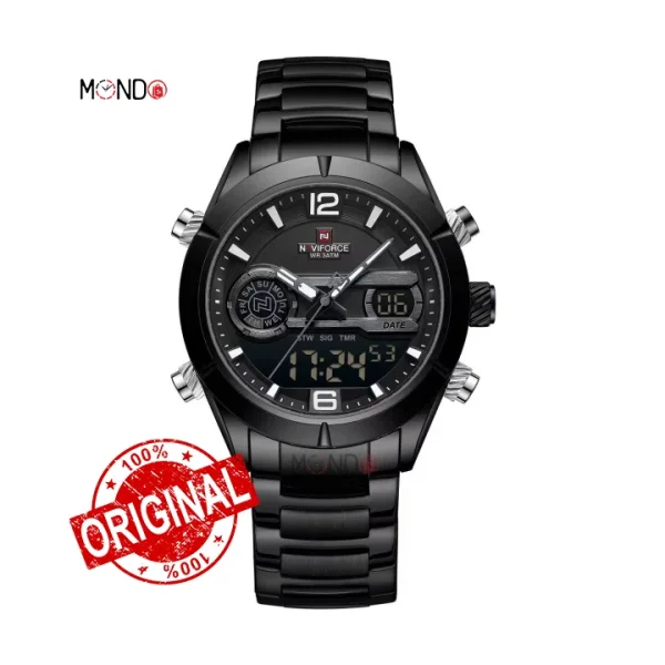 NF 9232 B/B/B ساعت مردانه نیوی فورس NF 9232 B/B/B